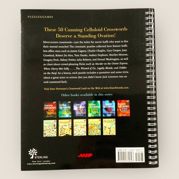 Puzzle Books Silver Screen Crosswords To Keep You Sharp By AARP - Picture 3 of 7